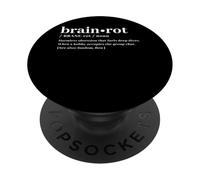 Brain Rot Definition - Funny Fandom & Hobby Humor PopSockets Adhesive PopGrip