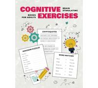 Brain Stimulating Books and Cognitive Exercises for Adults With Anagram Puzzles, Word Matches, and Cryptoquotes: Left and Right Brain Training Games
