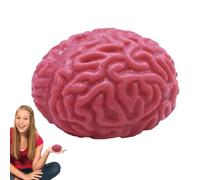 Brain Stress Toy, Rebound Gadget, Realistic Fake Organ Device, Bloody Scary Halloween Squeeze Tool, Party Entertainment Companion, Promotes Healthy Thinking for Holiday Festival Celebration