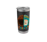 Brain Summer Dreaming Coexist Stainless Steel Insulated Tumbler
