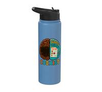 Brain Summer Dreaming Coexist Stainless Steel Insulated Water Bottle