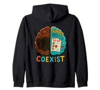 Brain Summer Dreaming Coexist Zip Hoodie