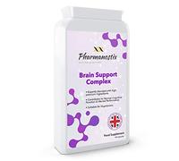 Brain Support Complex Supplement - 90 Capsules- Includes Vitamin C, E & Zinc, Ginkgo Biloba, Choline Bitartrate, Betaine, L-Carnitine, Lecithin & Minerals - UK Manufactured