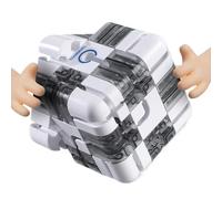 Brain Teaser Cube - 3D Maze Logic Puzzle, Spatial Learning Toy, Educational Puzzle Game | For Kids Boys Girls School Classroom Homeschool Travel Car Trip Party Birthday Summer Camp