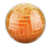 Brain Teaser Maze Ball - 10cm Puzzle Challenge Toy, Logic Training Game, Memory Logic Game Ball,Educational Gift Maze Sphere Hand Eye Coordination For Kids Students Teens Adults Home Travel Fun