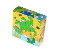 Brain Teaser Puzzle - 3D Wood Cube STEM Toy for Kids | Educational Classroom Activity, Handmade DIY Craft, Study Playroom Accessory, Birthday