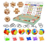 Brain Teaser Puzzle Advent Calendar, Advent Calendar 2025 for Kids, 24 Pcs Christmas Countdown Calendar Present Box Big Challenge Puzzles Toys for Teens Boys Girls Adults
