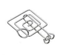 Brain Teaser Puzzle, Traditional Metal Brain Teaser 3D Educational Toys for Logic & Skill Development, Classical Chinese Puzzle for Family Games Party Favor Coffee Time