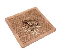 Brain Teaser Puzzle - Wooden Logic Jigsaw Game for Adults and Teens with for Relaxing and Thinking | Durable Natural Wood with Portable Design, Educational Toy for Home, Office, Travel, Gift Idea