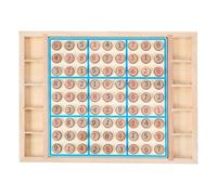 Brain Teaser Puzzles - 11.81x8.66 inches Mind Educational Toy, Adjustable Intelligence Puzzles, Wooden Number Brain Teaser Game | Portable Logic Training Toy With Multi-level Difficulty For Home Trav