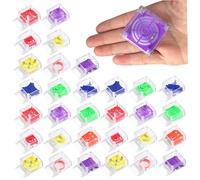 Brain Teaser Puzzles for Kids, 24PCS Plastic Mini Puzzles, Early Educational Maze Ball, 1.4x1.4x0.7 Inch Portable Mini Games for Kids Teens and AdultsChristmas Decor