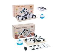 Brain Teaser Puzzles, With Enhances Planning Ability, 24.5x14x7cm, Wooden Blocks Logic Game With 80 Challenges, I-q Test Mind Puzzle Toys, Colorful & Engaging, For Kids, Teens, Homeschooling