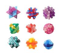 Brain Teasers for Adults,Chinese Traditional Entertainment - Wooden Puzzle Games - for Children Adult Student Elderly Home Travel School Home Decor