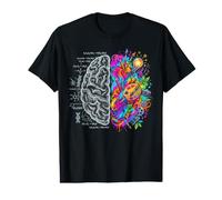 Brain Thinking Concept Logic Creativity Left and Right Value Graphic T-Shirt