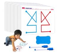 Brain Training - 10-Pieces Stimulating Sensory Development Cardd Set | Coordination Challenge Parent-Child Interaction Game Early Childhood Logic Memory Preschool Toy