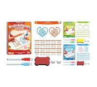 Brain Training Cards Set - Hand Coordination Learning Game | 90g Paper Logic Skill Activity Cards, Cognitive Development Memory Improvement Skill Training Çards Set, Bilateral Coordination System