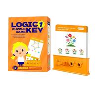 Brain Training Toy - Matching Logic Puzzle Set, Cognitive Learning Educational Game, Creative Mind Builder | for Children Boys Girls Preschool Classroom Kindergarten Home Travel Study