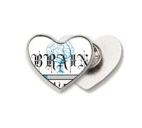 Brain Tree Root Progress Art Deco Fashion Heart Metal Pin Brooch Clip Love