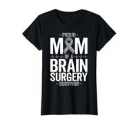 Brain Tumor Awareness Proud Mom of a Brain Surgery Survivor T-Shirt
