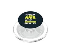 Brain Tumor Fighter Sarcasm Brain Tumor Awareness PopSockets PopGrip for MagSafe