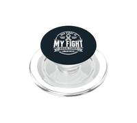 Brain Tumor Fighter Wife Daughter Brain Tumor Awareness PopSockets PopGrip for MagSafe