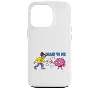 Brain Vs Me Overthinking Mind Humor Design Case for iPhone 13 Pro
