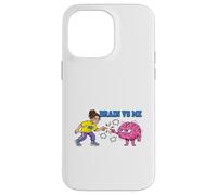 Brain Vs Me Overthinking Mind Humor Design Case for iPhone 14 Pro Max