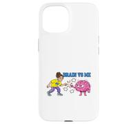 Brain Vs Me Overthinking Mind Humor Design Case for iPhone 15