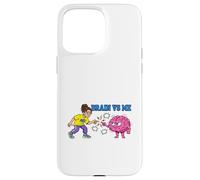 Brain Vs Me Overthinking Mind Humor Design Case for iPhone 15 Pro Max