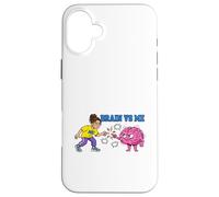 Brain Vs Me Overthinking Mind Humor Design Case for iPhone 16 Plus
