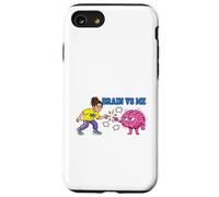 Brain Vs Me Overthinking Mind Humor Design Case for iPhone SE (2020) / 7/8