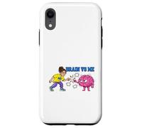 Brain Vs Me Overthinking Mind Humor Design Case for iPhone XR