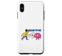 Brain Vs Me Overthinking Mind Humor Design Case for iPhone XS Max