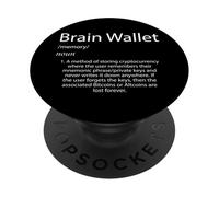 Brain Wallet Keys Definition Cryptocurrency Crypto Security PopSockets Adhesive PopGrip