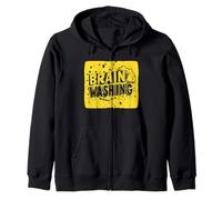 Brain Washing Statement for a Unique Vision Zip Hoodie