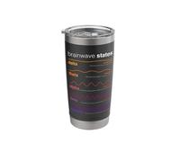 Brain Wave Beta Wave Alpha Wave Delta Neuroplasticity Stainless Steel Insulated Tumbler