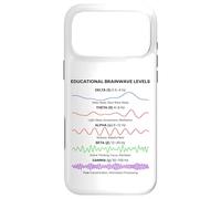 Brain Waves Frequency Patterns Minimal Science Aesthetic Case for iPhone 17 Pro Max