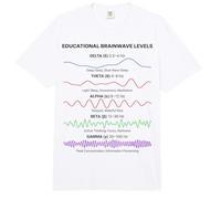 Brain Waves Frequency Patterns Minimal Science Aesthetic Comfort Colors Adult Heavyweight T-Shirt