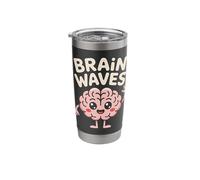 Brain Waves Science Neurologist Brains Stainless Steel Insulated Tumbler