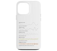 Brain Waves Science Neuroplasticity Mind Activity Chart Case for iPhone 13 Pro Max