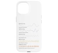 Brain Waves Science Neuroplasticity Mind Activity Chart Case for iPhone 15