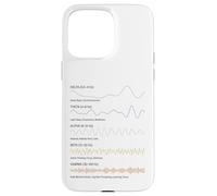 Brain Waves Science Neuroplasticity Mind Activity Chart Case for iPhone 15 Pro Max