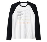 Brain Waves Science Neuroplasticity Mind Activity Chart Raglan Baseball Tee