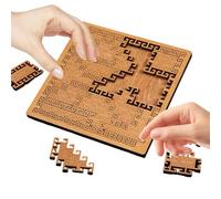 Brain Wooden Puzzle, Mind Bending Maze, 5.79 Inches Learning with Smooth Design, Educational Wood Game, Kids Activity Puzzle with Sturdy Design, Classroom Toy for Boys and Girls