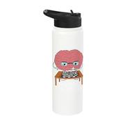 Brain Workout Or Mental Breakdown Chess Stainless Steel Insulated Water Bottle