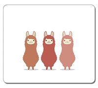 Brain114 Personalized Top-Quality Textured Surface Water Resistent Mousepad Alpacas Customized Non-Slip Gaming Mouse Pads