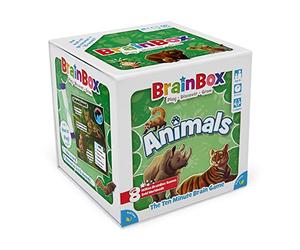 BrainBox Animals | Fun & Educational Card Game | Ages 8+ | 1+ Players | 10 Minutes Play Time