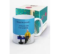 Brainbox Candy Bold & Bright - Hilariously Funny Mugs - 'Always Be Yourself' - Cheeky Novelty Gifts for Him Dad Uncle Grandad - Gift Boxed Mug - Perfect Birthday Christmas Xmas Gift - Sold
