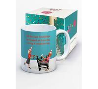 Brainbox Candy Bold & Bright - Hilariously Funny Mugs - 'Boozing Raving' - Cheeky Novelty Gifts Ideas for Ladies Women Friends - Birthday Present - Quality 10oz Stoneware Mug - Gift Boxed