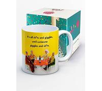 Brainbox Candy Bold & Bright - Hilariously Funny Mugs - 'Sh*ts and Giggles' - Cheeky Novelty Gifts for Men Women Friends - Gift Boxed Mug - Perfect Birthday Present - Christmas Xmas Gift - Sold